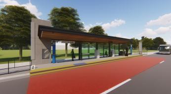 Render of BRT Shelter 