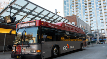 GoRaleigh Bus at GoRaleigh Station